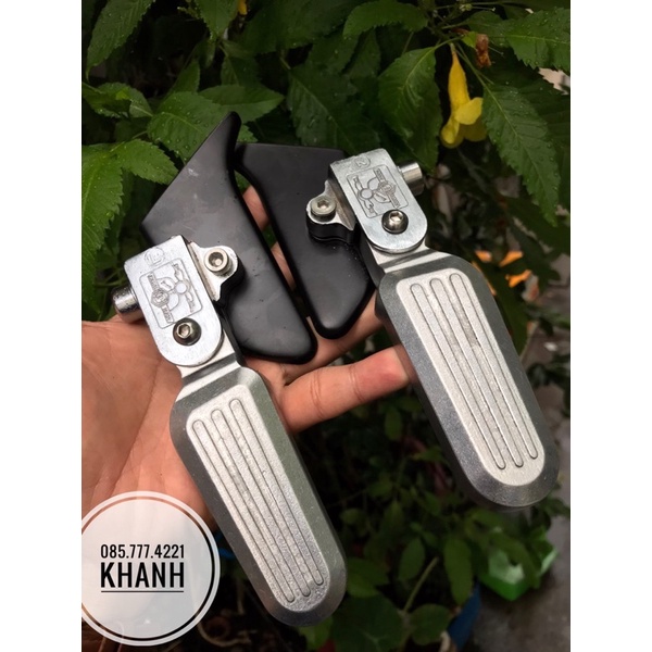Gác chân vespa, gác chân BẤM v2  vespa print / primavera - phụ tùng vespa