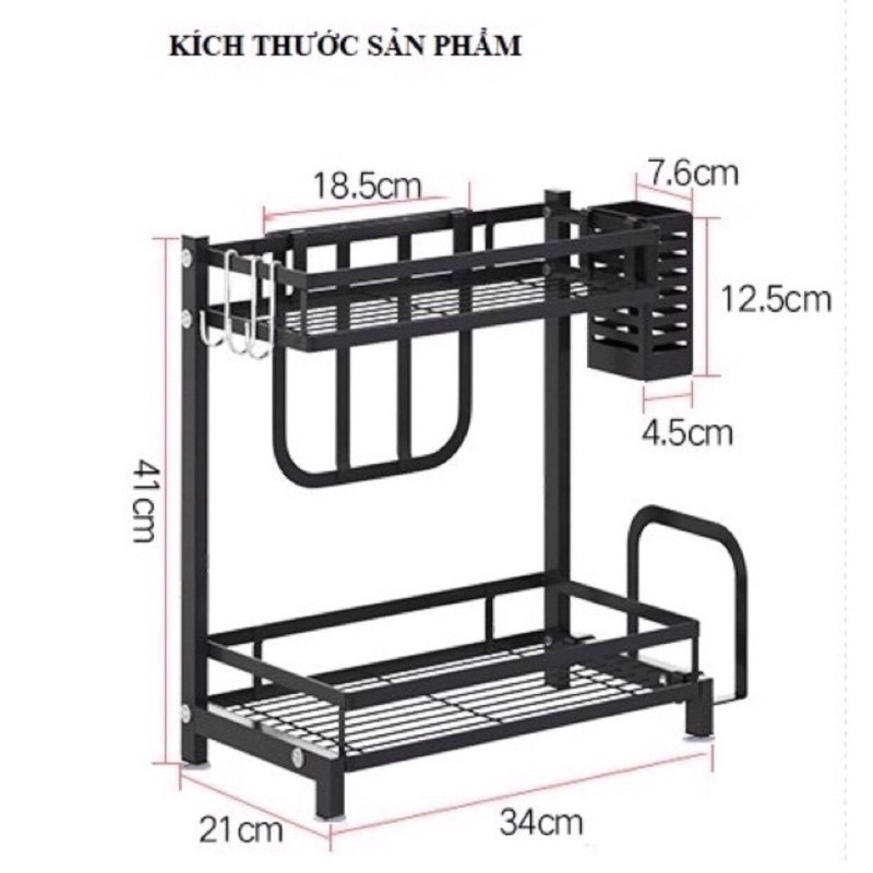 Kệ gia vị 2 tầng, 3 tầng sơn tĩnh điện