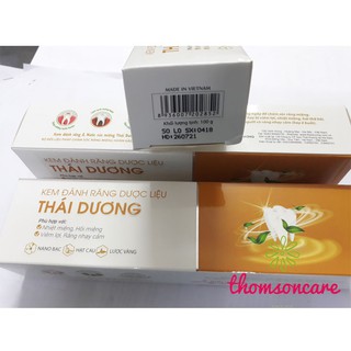 Kem đánh răng dược liệu Thái dương