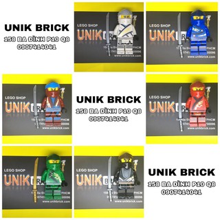 LEGO Ninjago Combo 6 nhân vật Ninjago Legacy chính hãng (như hình).