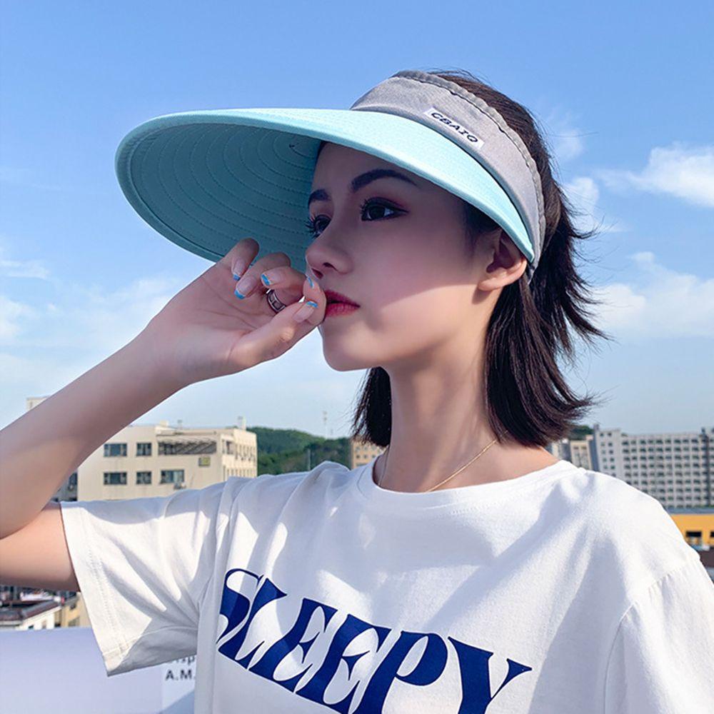 Mũ Lưỡi Trai Nửa Đầu Chống Nắng Mùa Hè Thoáng Khí Di Động Có Thể Điều Chỉnh Cho Nữ