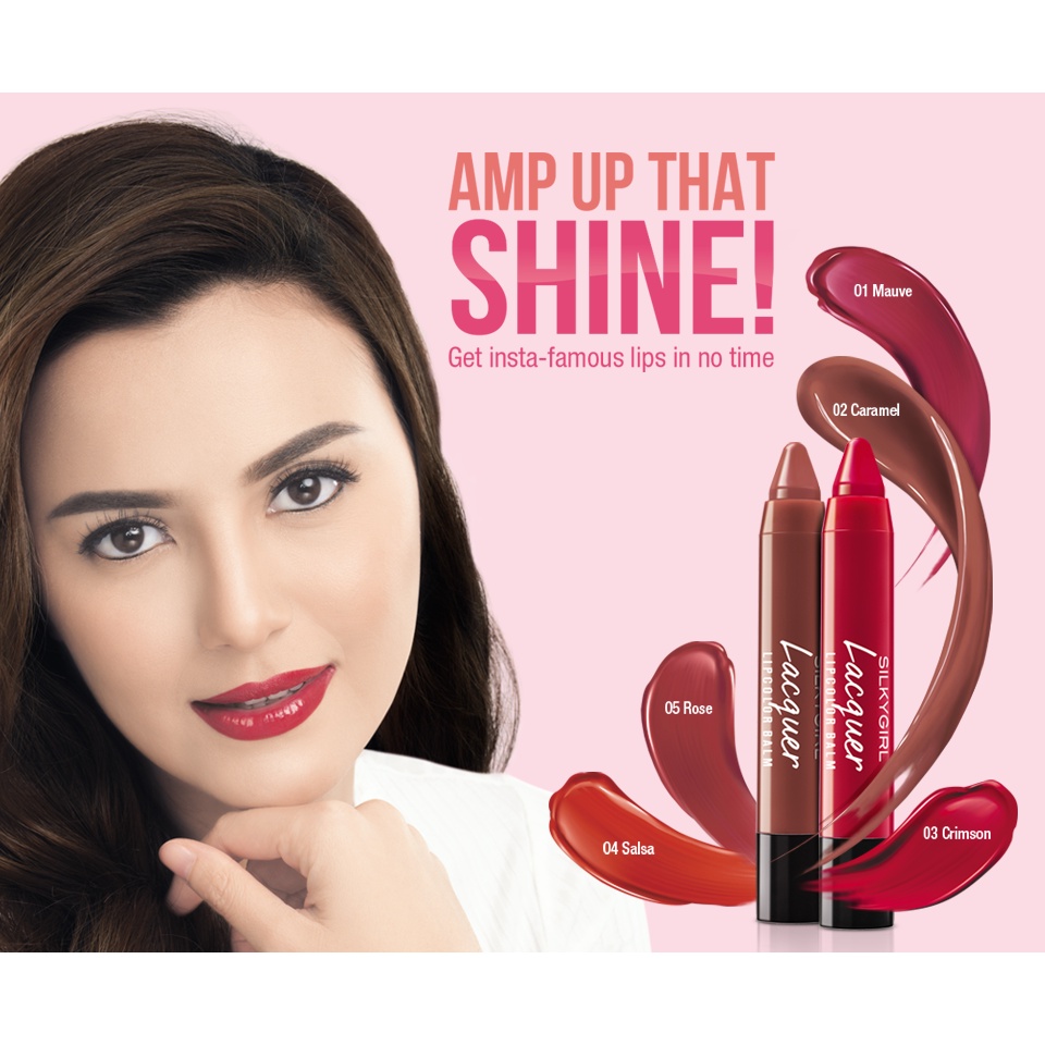 Son Dưỡng Có Màu SILKYGIRL Lacquer Lip Color Balm