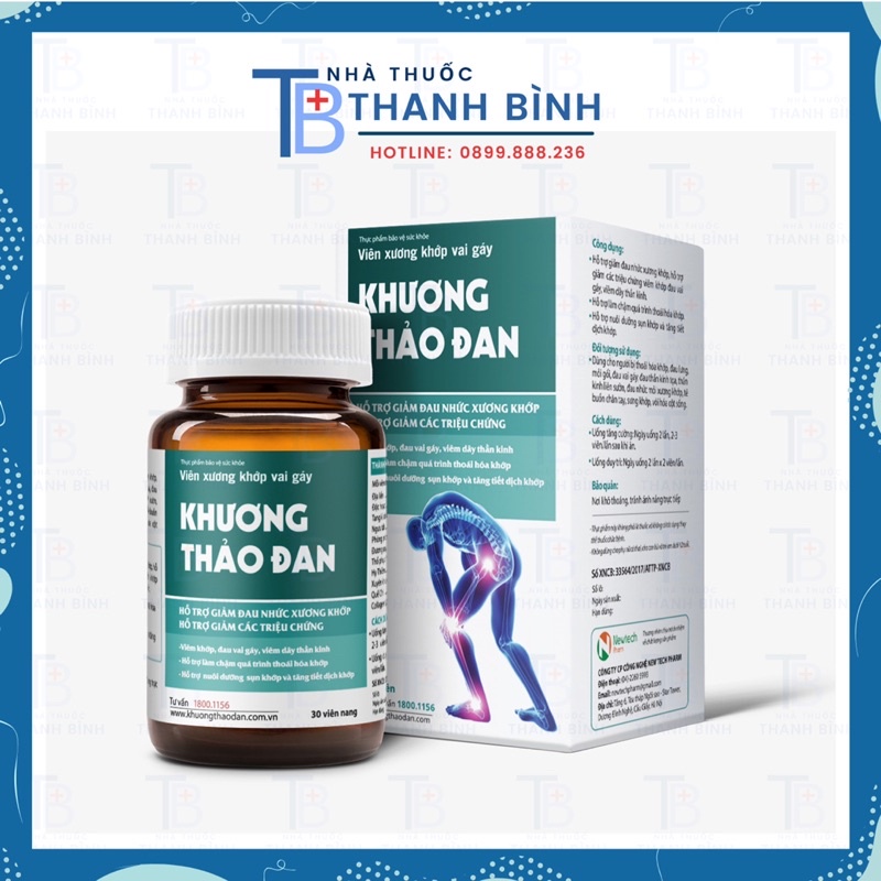 KHƯƠNG THẢO ĐAN - Viên Xương Khớp Hỗ Trợ Tình Trạng Đau Nhức.