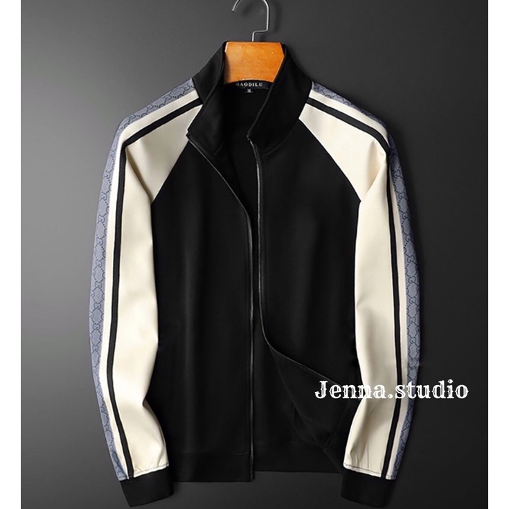 đủ SIZE Áo khoác bomber Gucci cổ cao dày dặn (ẢNH THẬT + ẢNH KHÁCH MẶC 100%)