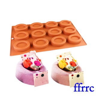 Khuôn Silicone Chịu Nhiệt Cao Hình Oval Dùng Để Làm Bánh / Socola / Tráng Miệng