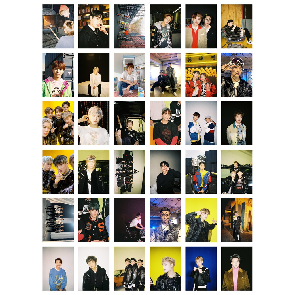 Lomo card 54 ảnh NCT 127 Kick It N Cut