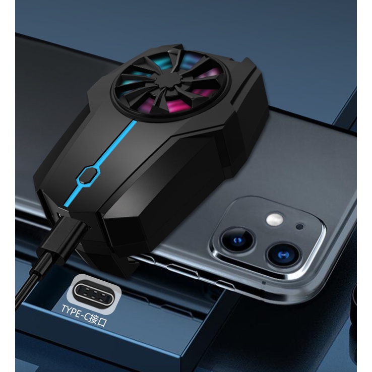 Bộ tản nhiệt điện thoại di động làm mát cực nhanh F15 Đèn LED RGB