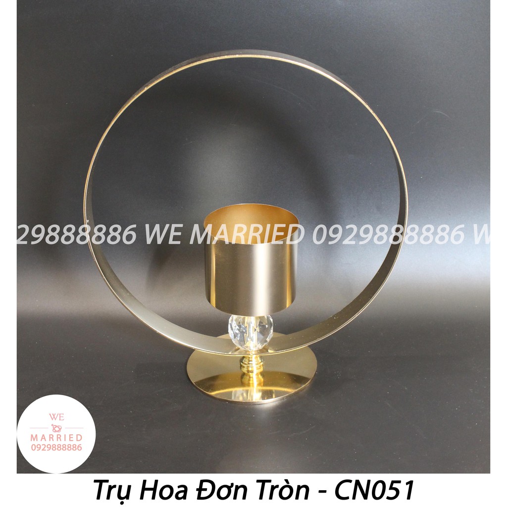 Trụ Hoa Đơn Tròn - CN051 (ảnh chụp thật)