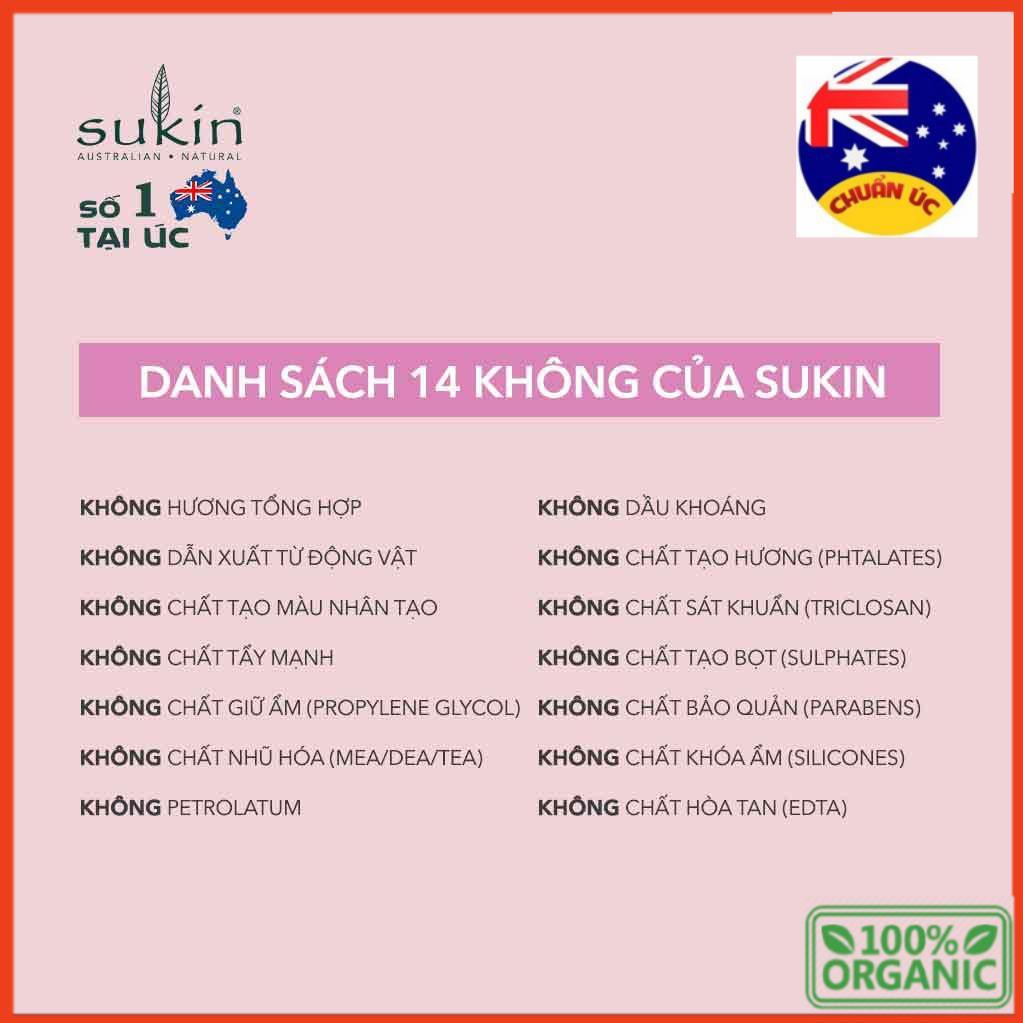 Sữa rửa mặt dạng Gel cho da nhạy cảm Sukin Sensitive Cleansing Gel 125ml (BR)