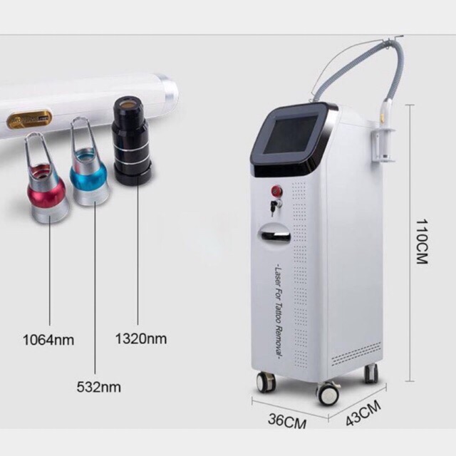 [ Cam Kết Chất Lượng ] Máy xoá xăm Laser Q8, Máy laser Q8 chuyên dụng spa tmv