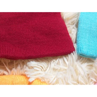 [Thanh lý shop] Mũ len trơn nhiều màu