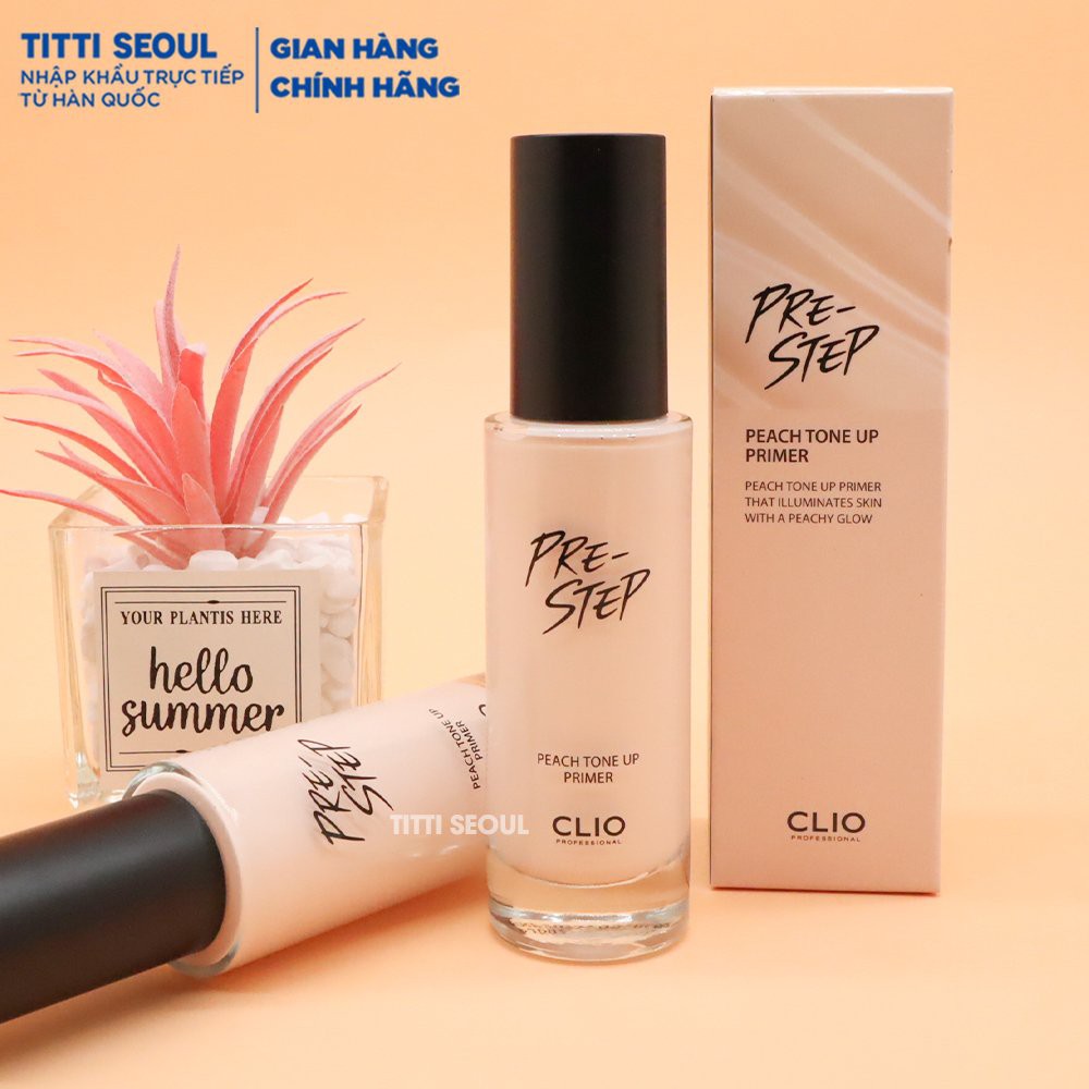 Kem Lót Trắng Da Nâng Tone Tức Thì Clio Pre Step Peach Tone Up Primer 30ml | BigBuy360 - bigbuy360.vn