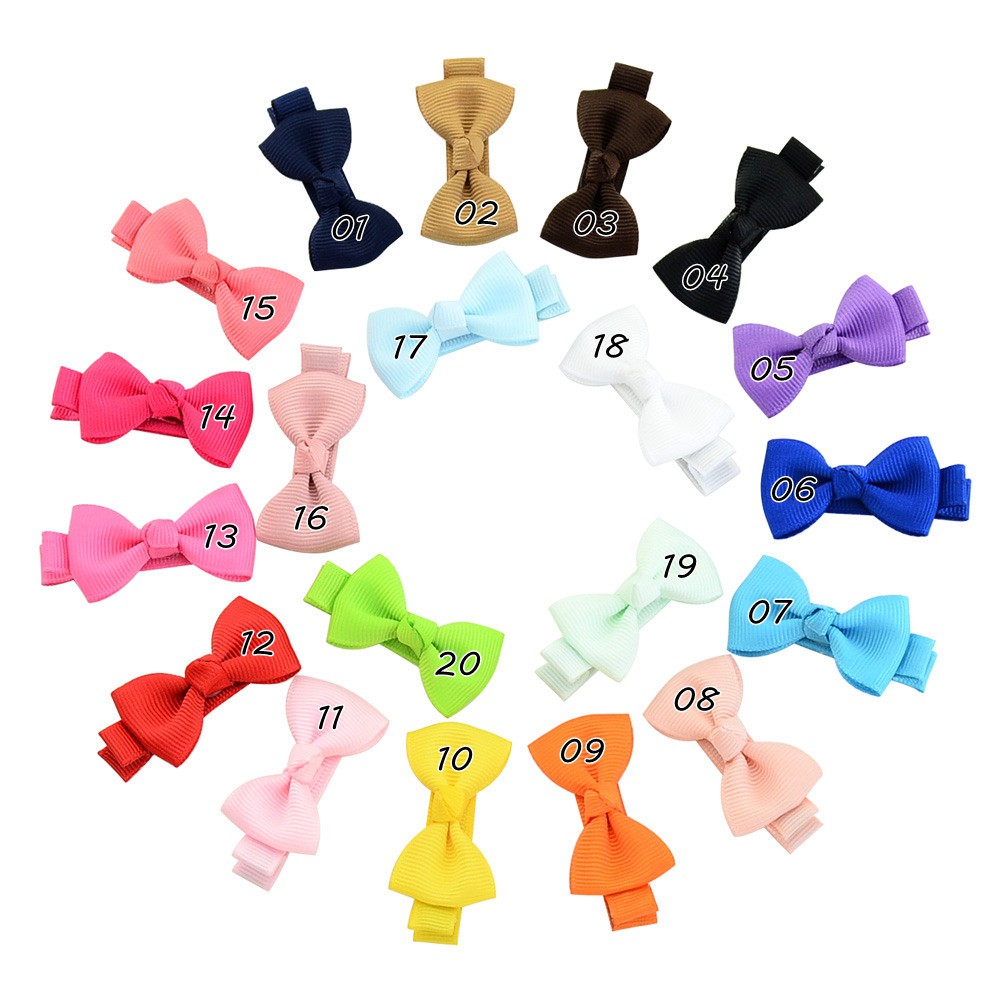 Kẹp tóc KIDSBOWS 795 đính nơ ruy băng cho bé gái
