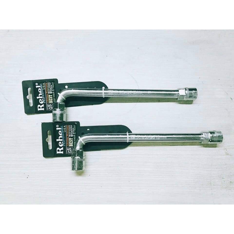 Cờ lê điếu, ống điếu L 2 đầu hiệu rebell đủ size từ 8mm - 19mm