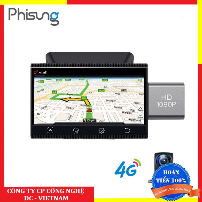 Sản phẩm  Camera hành trình thương hiệu Phisung, 4G, Wifi, 3 inch, dẫn đường Navitel, Google map: Mã K11 .. | BigBuy360 - bigbuy360.vn