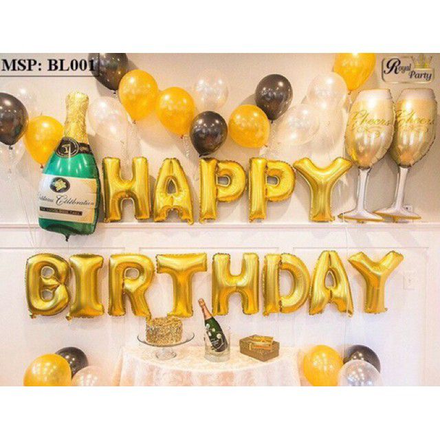 Bộ bóng kiếng hình ly và chai rượu 40cm&amp;70cm