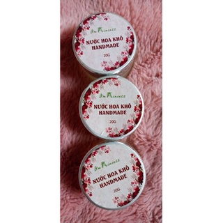 Nước hoa khô handmade 20g đủ mùi