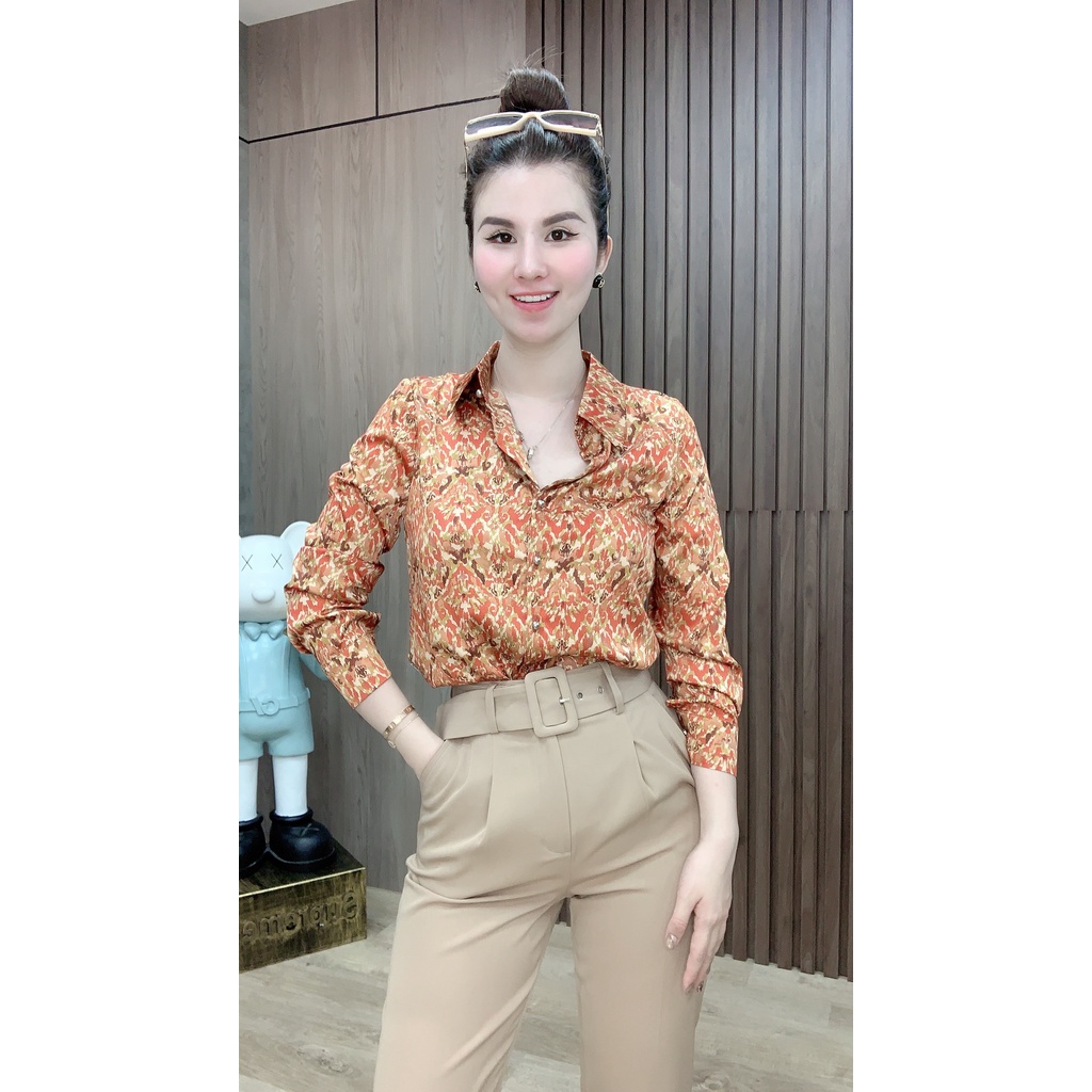 Quần baggy nữ Linbi màu đen kèm đai kiểu dáng thanh lịch, sang trọng Q3197