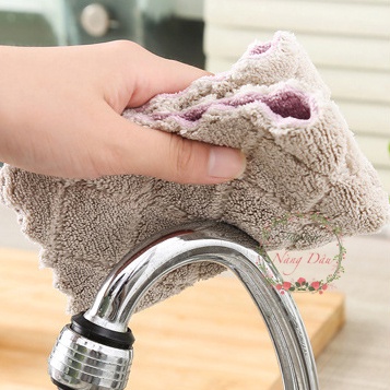 Khăn lau bếp đa năng  siêu thấm 2 mặt dày dặn
