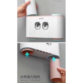 Bộ nhả kem đánh răng 4 cốc Ecoco