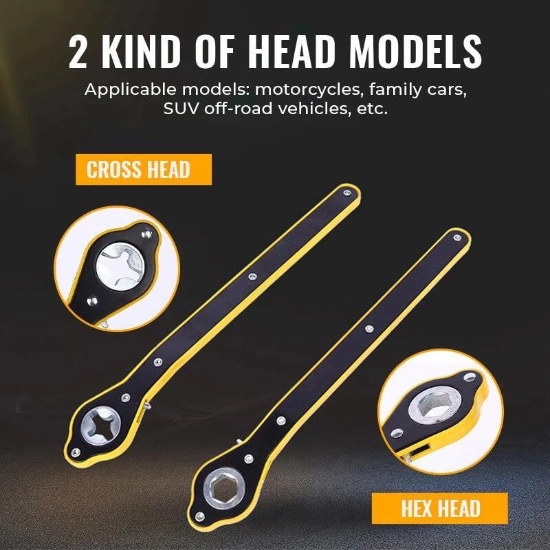 Cờ Lê Nâng/Tháo Bánh Xe Hơi Xoay 360 Độ Tiết Kiệm Sức