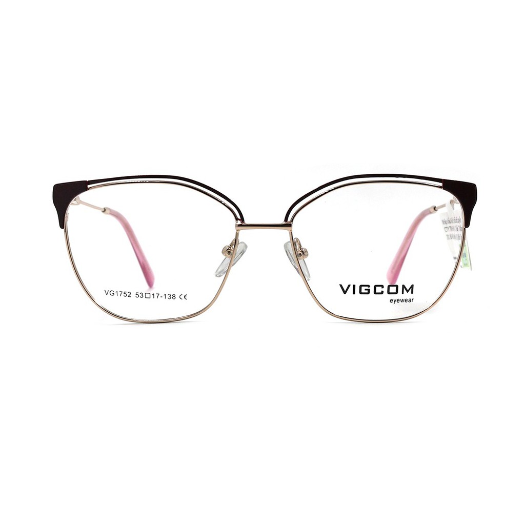 Gọng kính nam nữ Vigcom VG1752 màu sắc thời trang