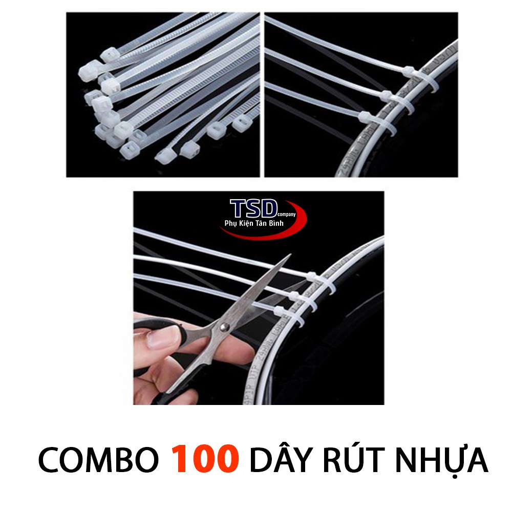 100 dây rút nhựa siêu chắc giá rẻ