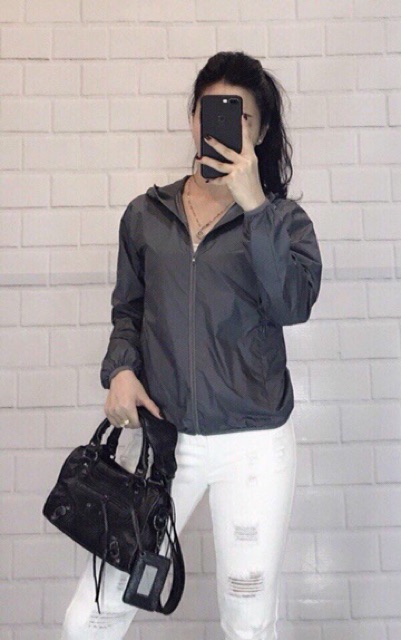 Áo khoác gió 2 lớp nhiều màu