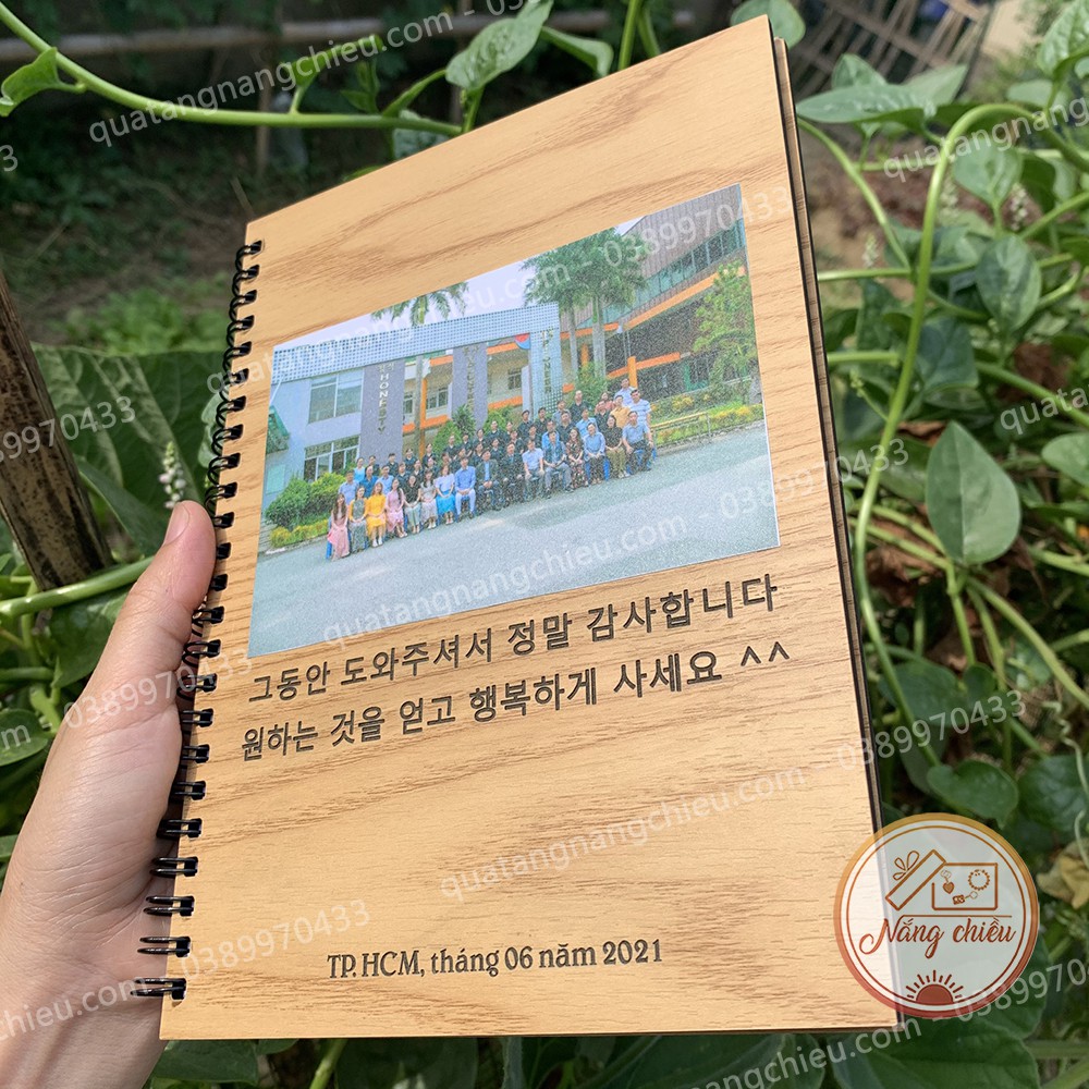 Sổ ghi chép làm quà tặng cho bạn bè và người thân - Sổ 100 trang dày dặn - Thiết kế và in ảnh theo yêu cầu