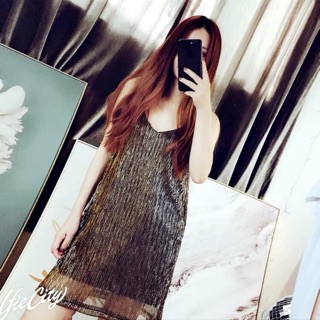 Váy sequin 2 dây (Order 7-10 ngày)
