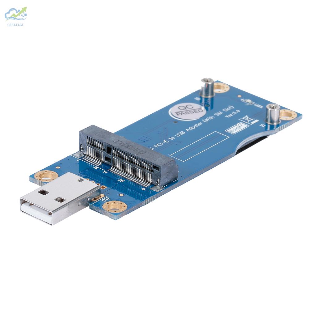 Card Tiếp Hợp Thẻ Sim Mini Pci-E Sang Usb 3g / 4g