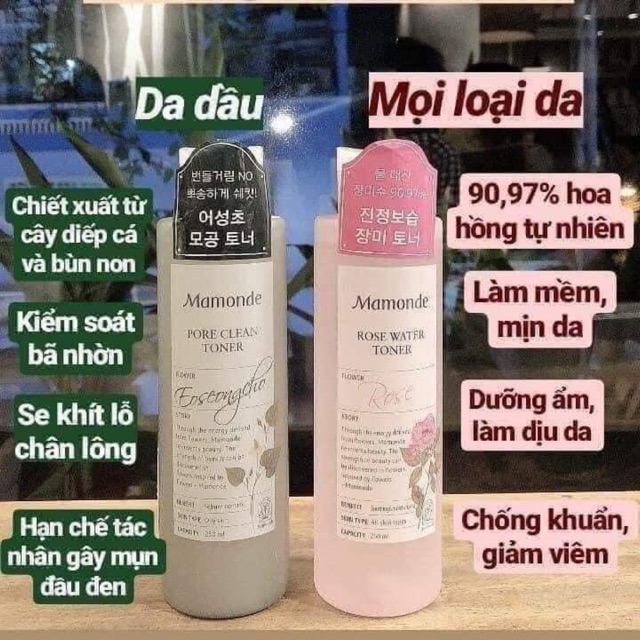 Nước hoa hồng Mamonde