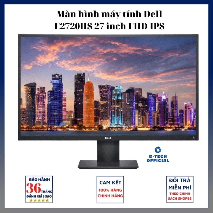 Màn hình máy tính Dell E2720HS 27 inch FHD IPS - Bảo hành chính hãng 36 tháng