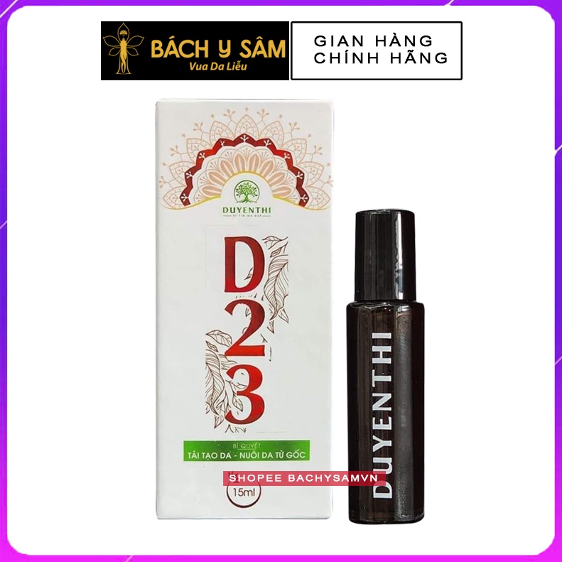 D23 Bách Y Sâm Duyên Thị Chính Hãng - Tái Tạo Da Từ Gốc