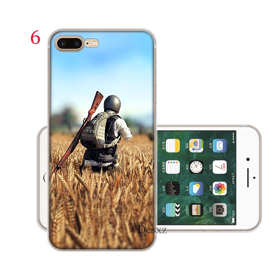 Ốp điện thoại in hình ảnh game PUBG dành cho iPhone 5/5S/SE/6/6S/6+/6S+/7/7+/8/8+/X