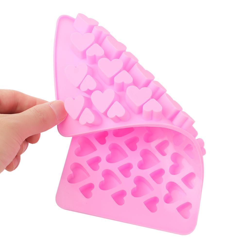Khuôn Silicone Tạo Hình Làm Bánh Kẹo Hình Trái Tim Mini 3D