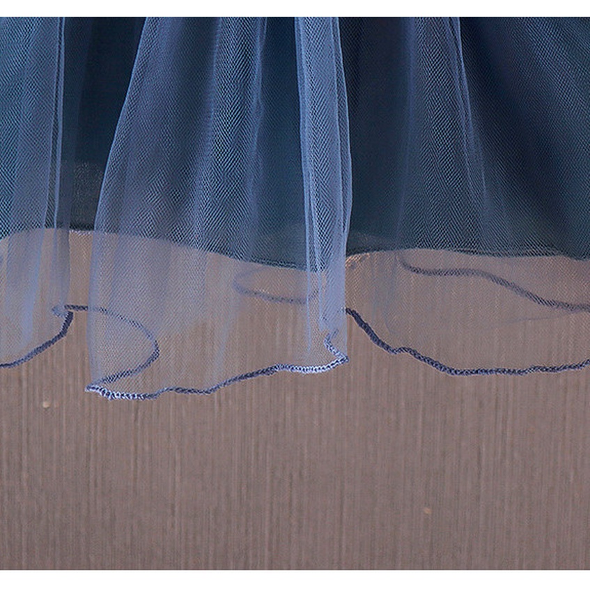 Đầm Lưới Tay Dài Phong Cách Công Chúa Cho Bé Gái 0-4 Tuổi