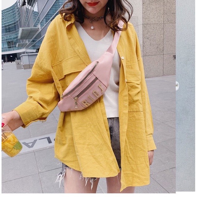 Túi bao tử túi đeo bụng đeo chéo nữ RIDJ  DBUNG03  hottrend mẫu mới nhất 2020 199K sale sốc 99k+ ảnh thật  HOT
