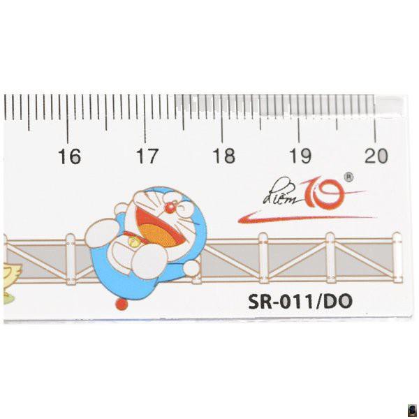Combo 5 Thước thẳng Điểm 10 Doraemon SR-011/DO -CA