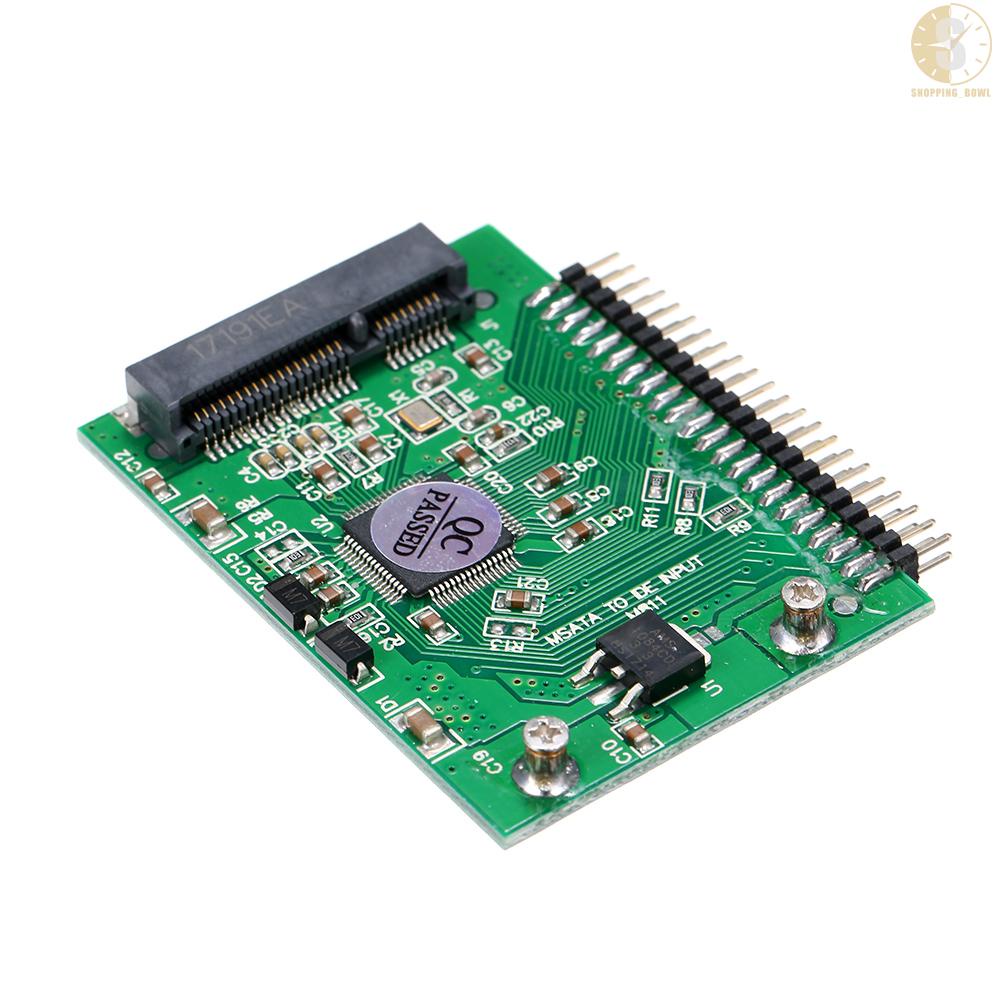 Bộ Chuyển Đổi Msata (Pci-E) Ssd Sang 2.5 '' 44pin Ide As 2.5 Inch Ide Hdd Cho Laptop 5v