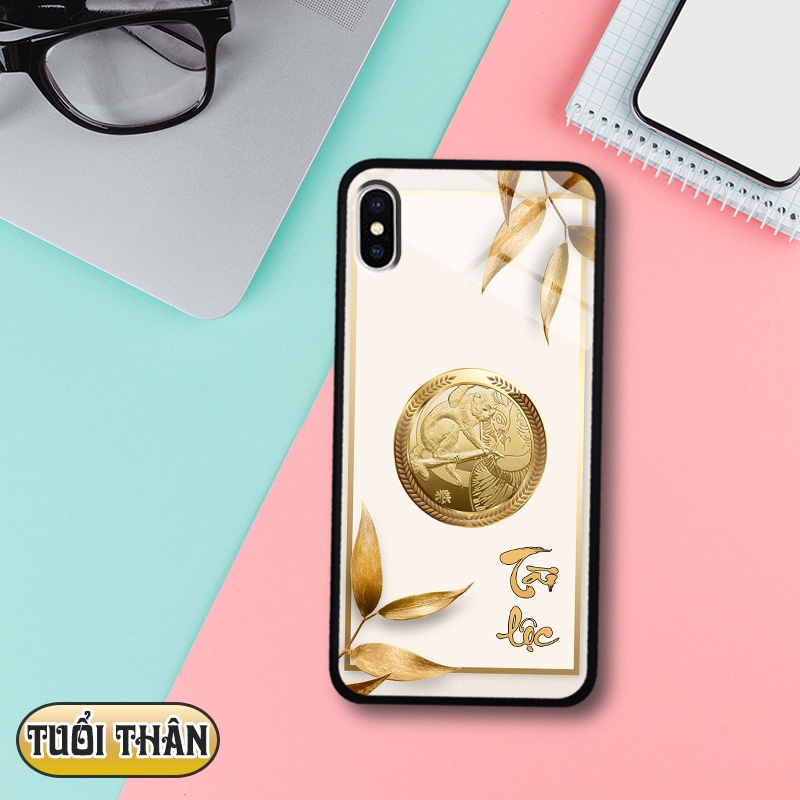 Ốp kính 3D 12 con giáp IPhone XS MAX