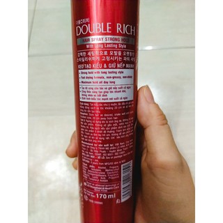 🌷 KEO XỊT TÓC DOUBLE RICH (170ml)
