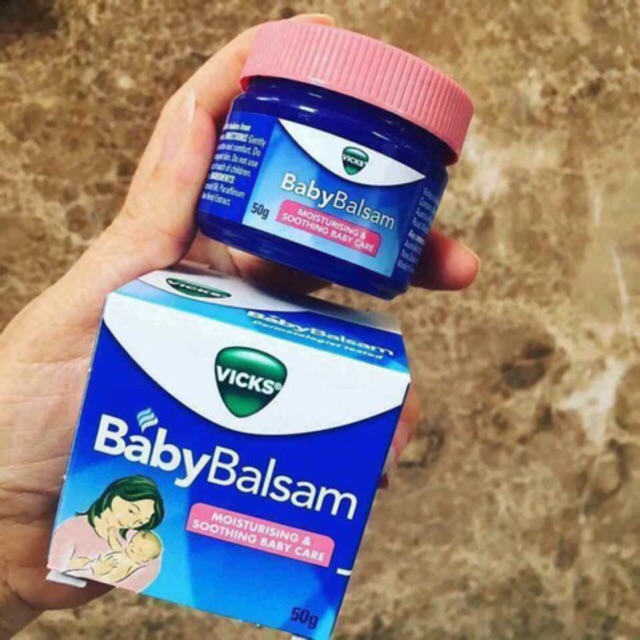 ] 👶👶 DẦU BÔI ẤM NGỰC GIẢM HO CHO TRẺ BABY BALSAM VICK