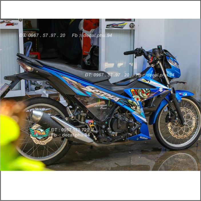 Tem Rời Satrai Xanh Thỏ Ohlins (V)
