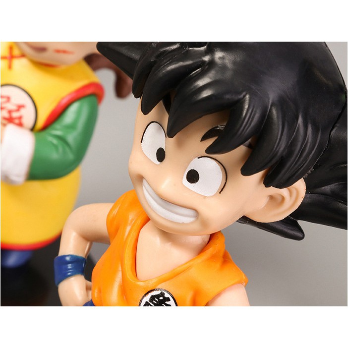 Combo bộ 6 mô hình chibi Songoku ngộ nghĩnh đáng yêu cực đẹp - Dragon Balls