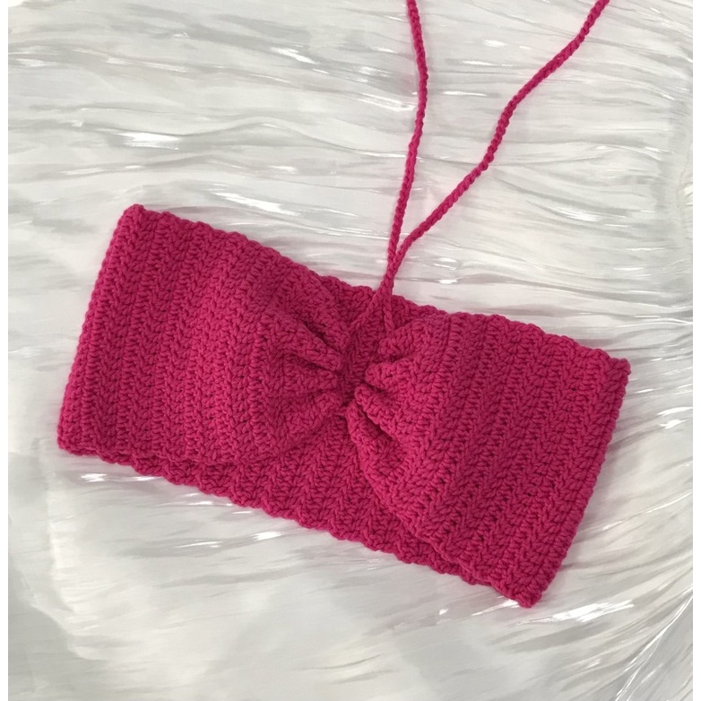 Áo móc len- croptop crochet 🔥