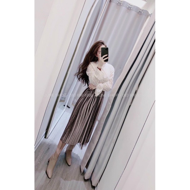 BÁN SỈ CHÂN VÁY NHUNG DẬP LY MẶC 2 MẶT CHO NỮ | BigBuy360 - bigbuy360.vn