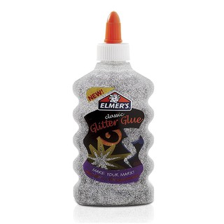 Keo dán kim tuyến Elmer’s Glitter Glue 177.4ml - Màu bạc (Silver)