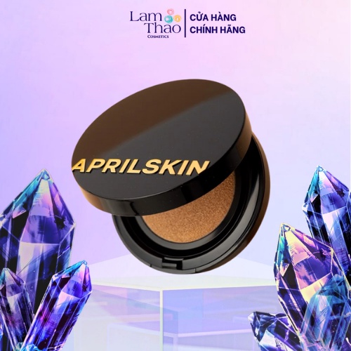 Phấn Nước Che Phủ Hoàn Hảo Aprilskin Black Magic Snow Cushion Mẫu Mới