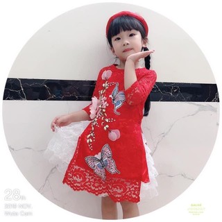 Áo dài cách tân cho bé gái